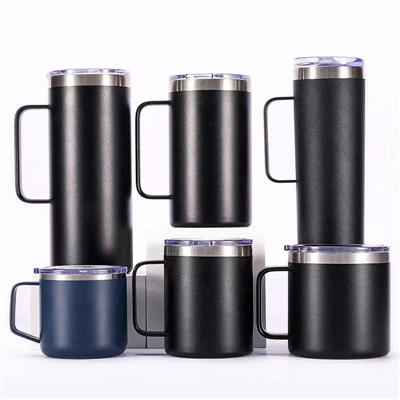 Cốc cà phê bằng thép không gỉ có tay cầm