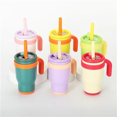Cốc trẻ em 12oz bằng thép không gỉ có tay cầm